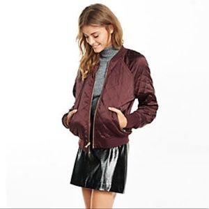 Quilted Bomber Jacket